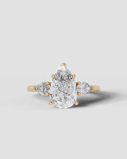 Marquise Solitaire With Tulip Prongs Lab Grown Diamond Engagement Ring