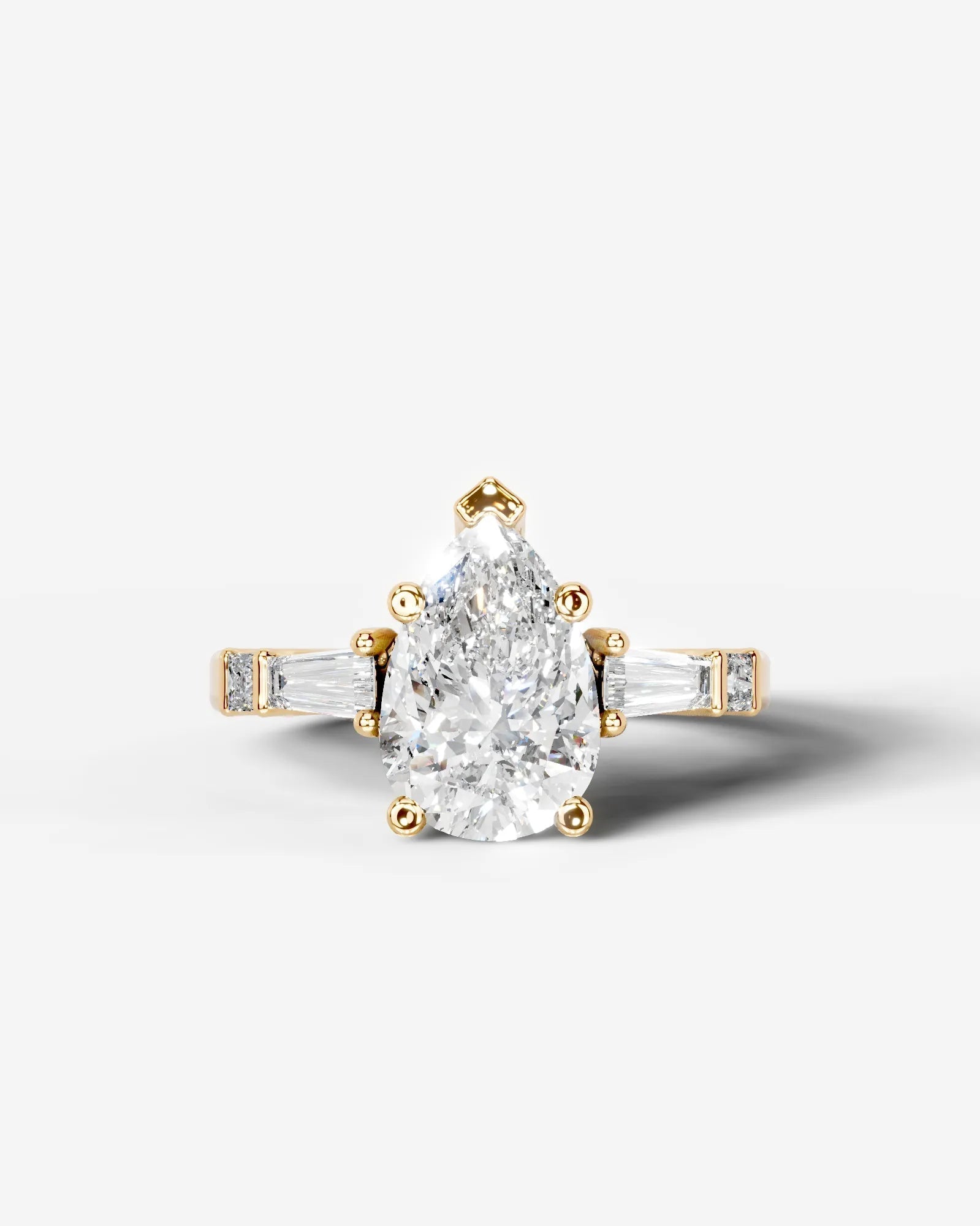 Marquise Solitaire With Tulip Prongs Lab Grown Diamond Engagement Ring