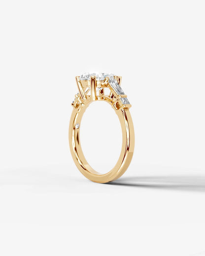 Marquise Solitaire With Tulip Prongs Lab Grown Diamond Engagement Ring