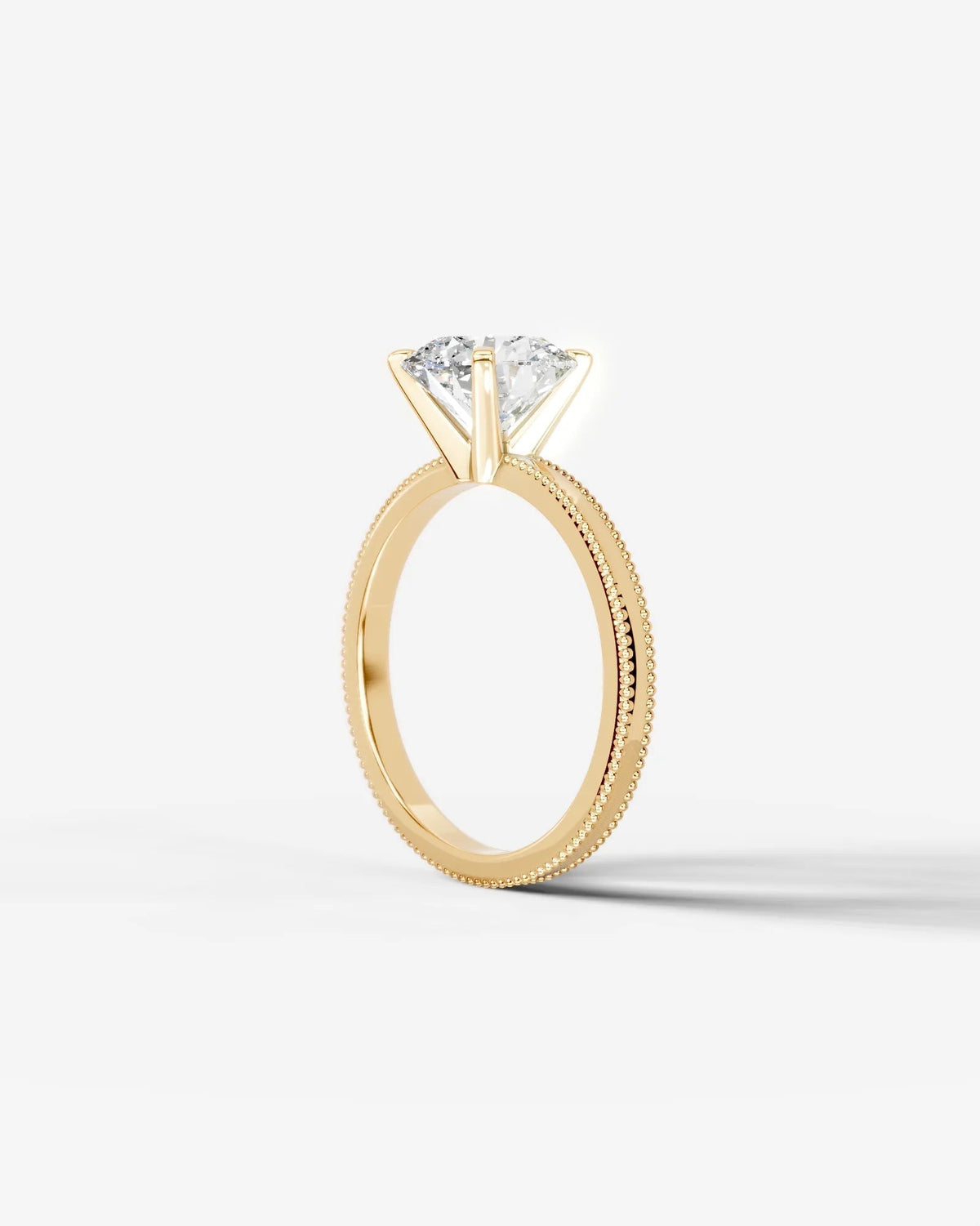 Marquise Solitaire With Tulip Prongs Lab Grown Diamond Engagement Ring