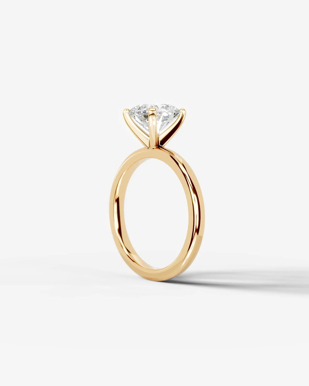 Marquise Solitaire With Tulip Prongs Lab Grown Diamond Engagement Ring