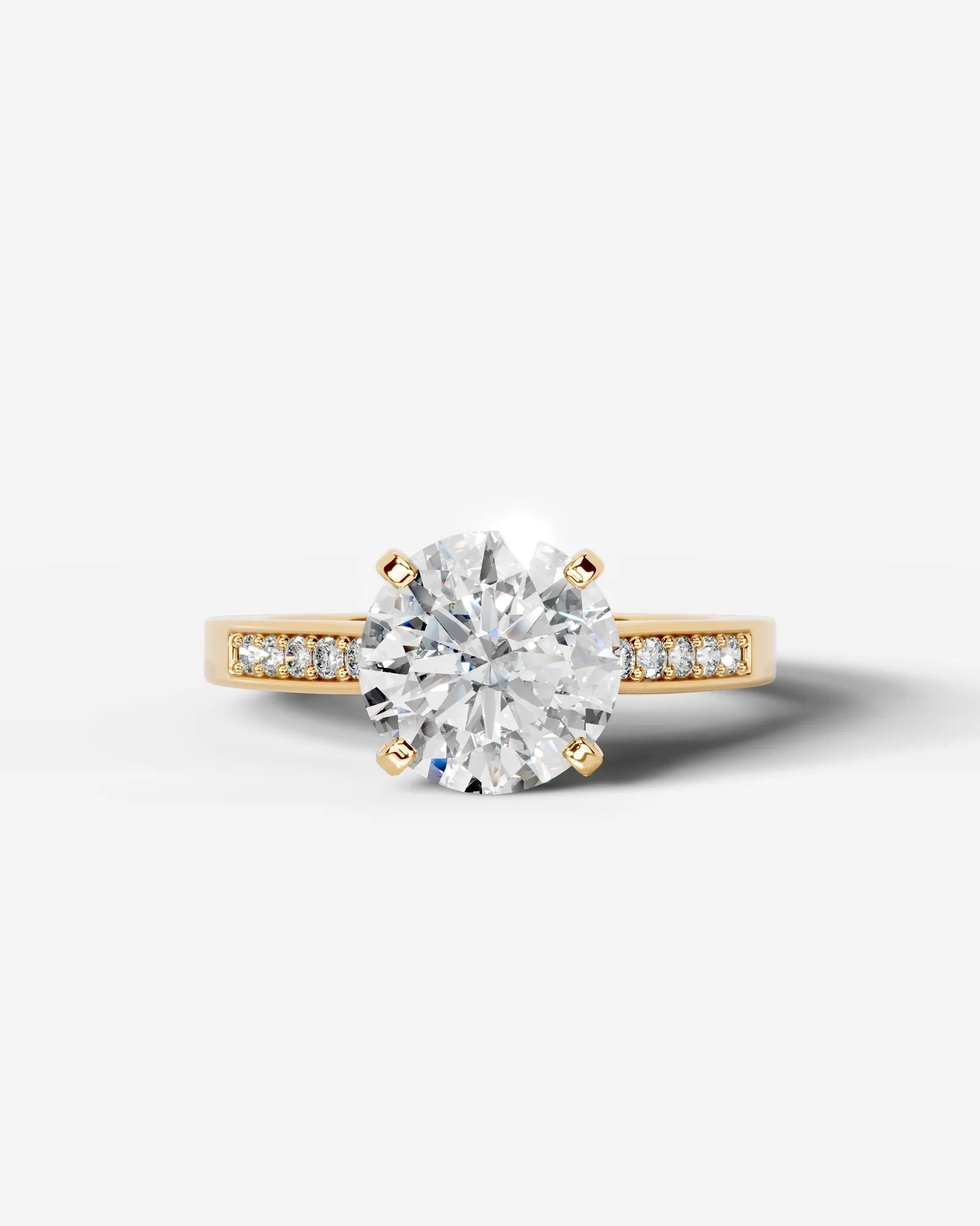 Marquise Solitaire With Tulip Prongs Lab Grown Diamond Engagement Ring
