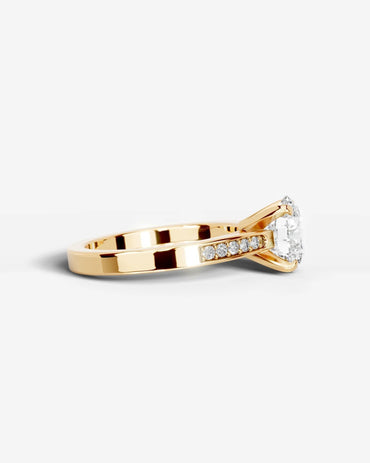 Marquise Solitaire With Tulip Prongs Lab Grown Diamond Engagement Ring