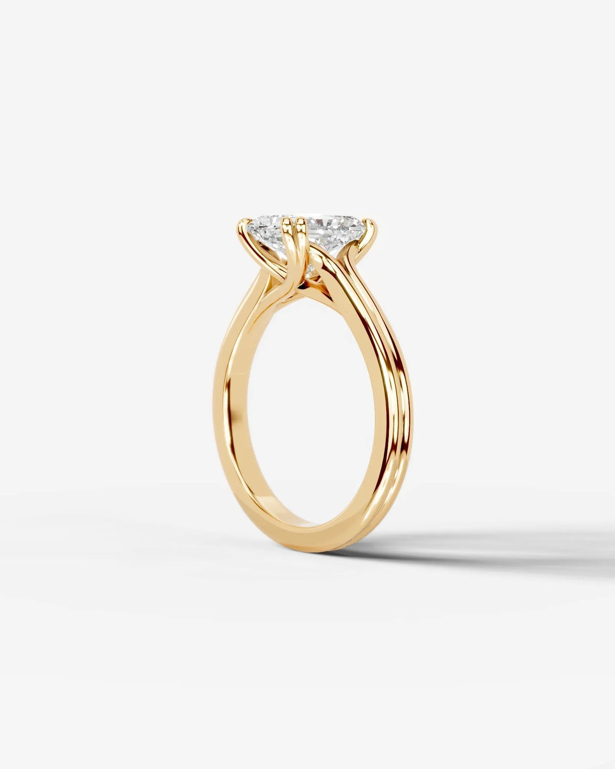 Marquise Solitaire With Tulip Prongs Lab Grown Diamond Engagement Ring