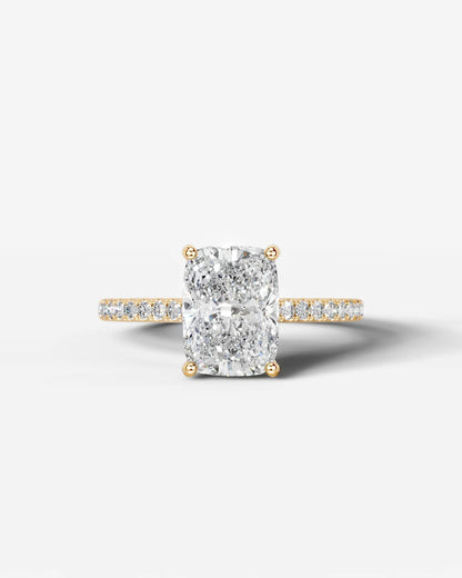 Marquise Solitaire With Tulip Prongs Lab Grown Diamond Engagement Ring