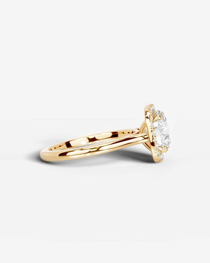 Marquise Solitaire With Tulip Prongs Lab Grown Diamond Engagement Ring
