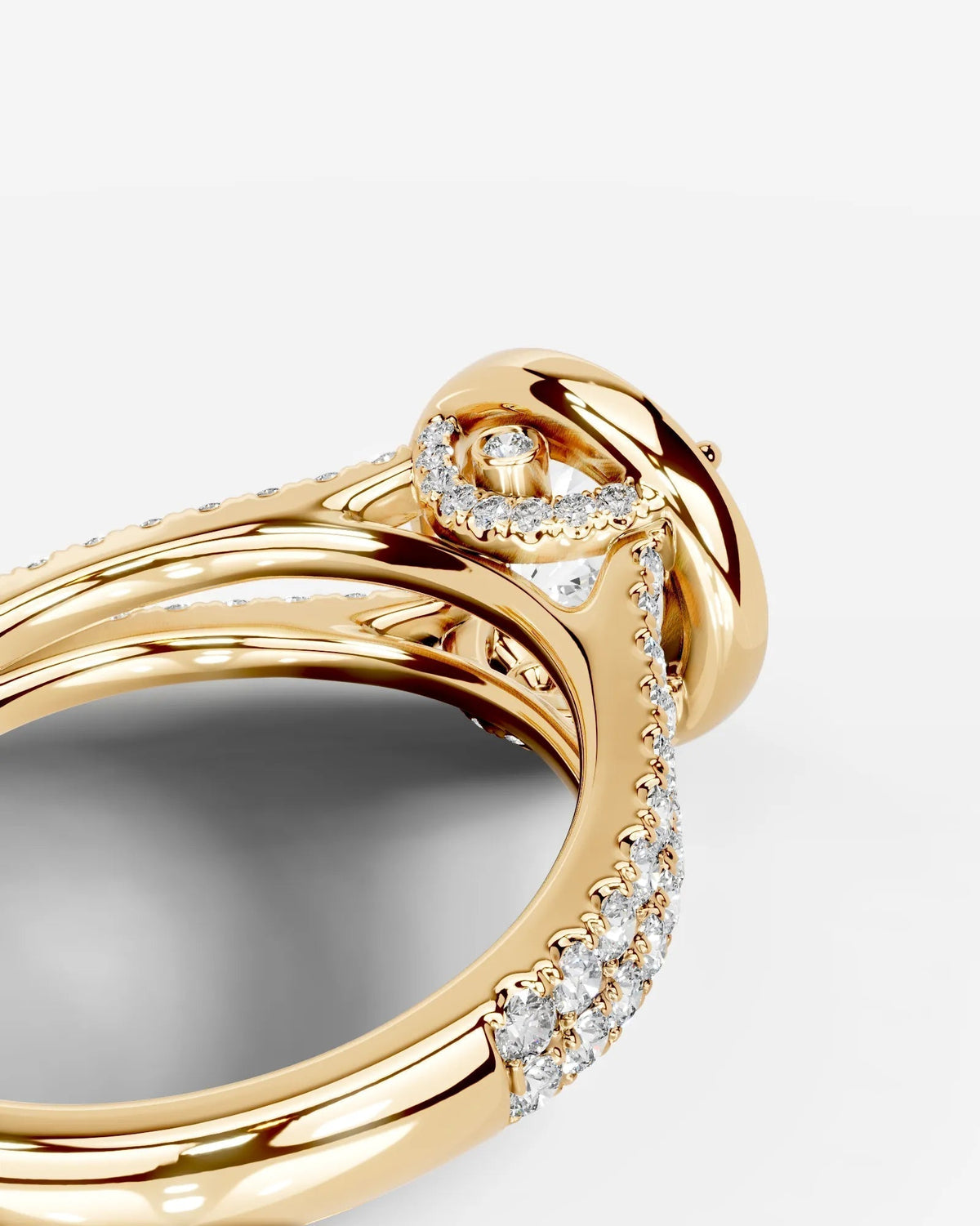 Marquise Solitaire With Tulip Prongs Lab Grown Diamond Engagement Ring