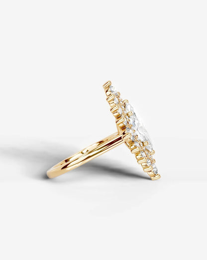 Marquise Solitaire With Tulip Prongs Lab Grown Diamond Engagement Ring