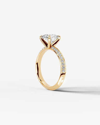 Marquise Solitaire With Tulip Prongs Lab Grown Diamond Engagement Ring