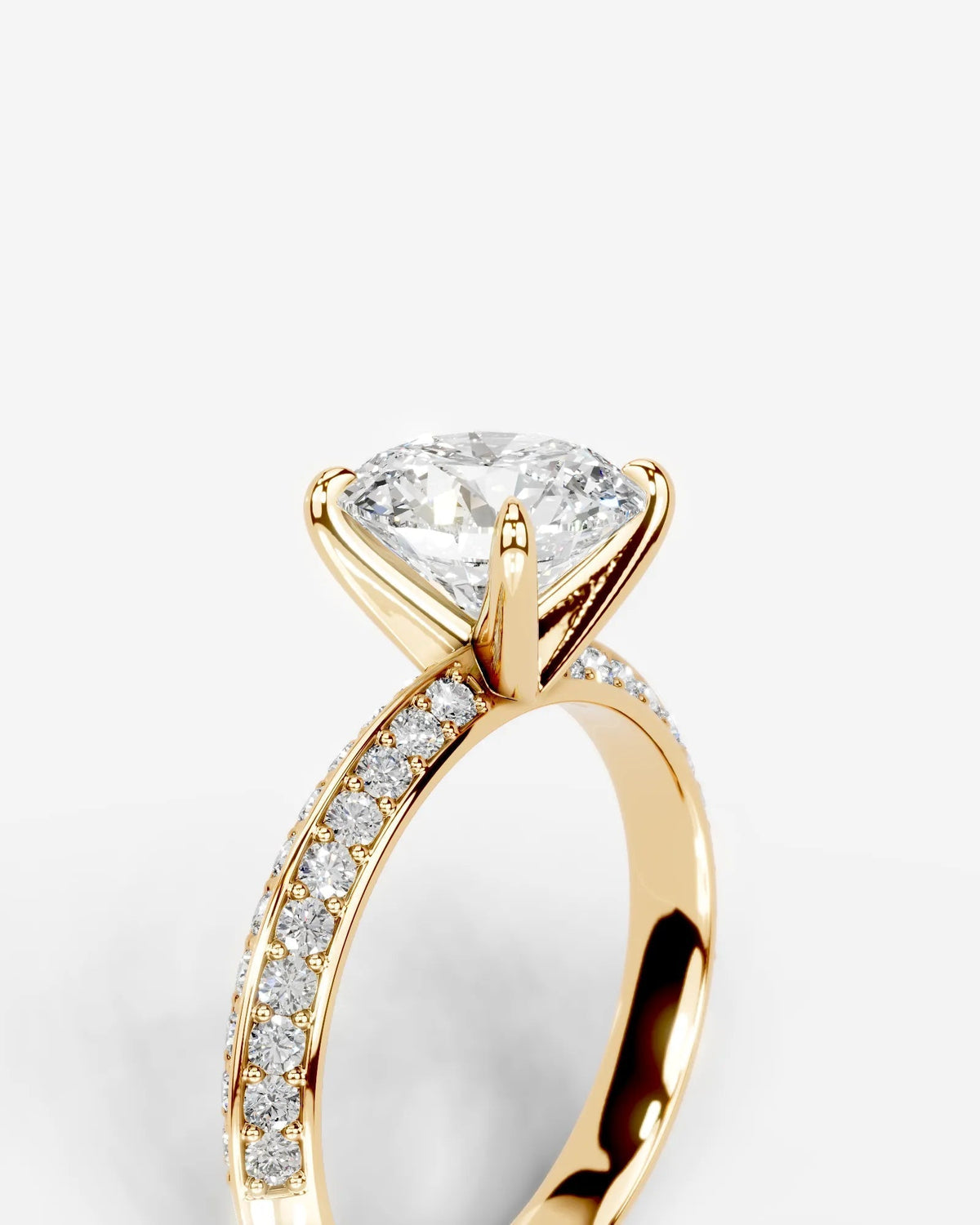 Marquise Solitaire With Tulip Prongs Lab Grown Diamond Engagement Ring