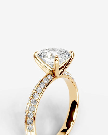 Marquise Solitaire With Tulip Prongs Lab Grown Diamond Engagement Ring