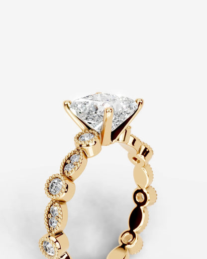 Marquise Solitaire With Tulip Prongs Lab Grown Diamond Engagement Ring