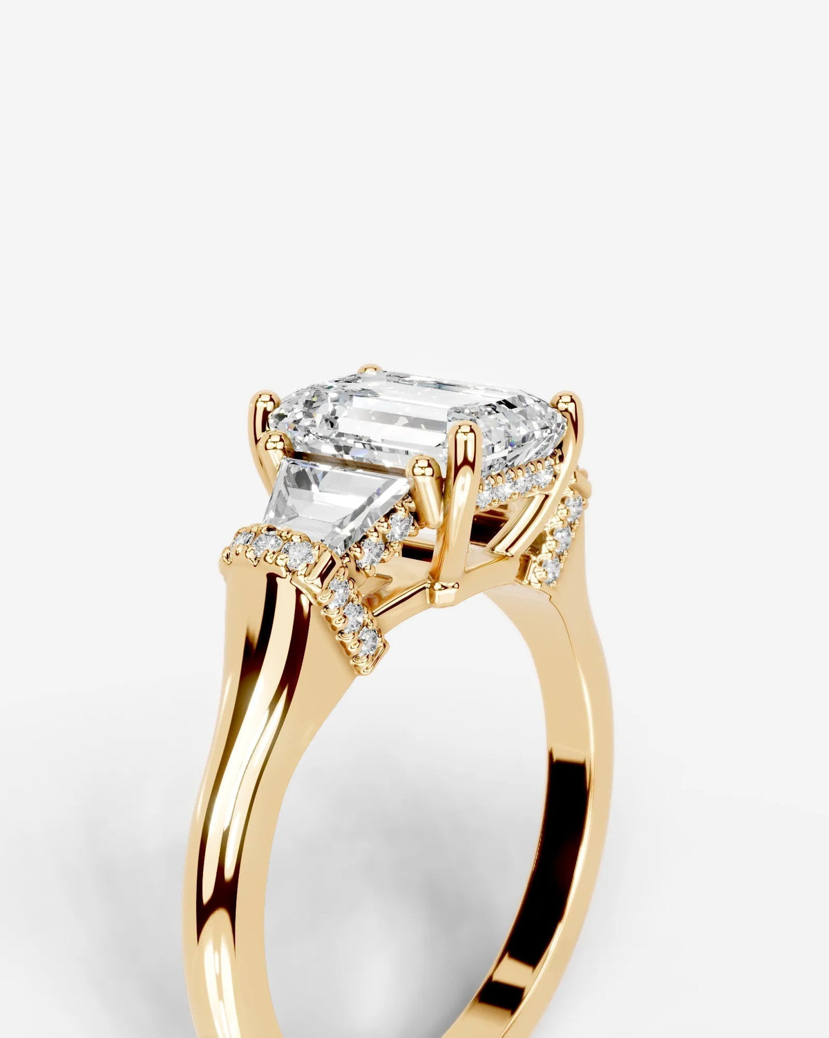 Marquise Solitaire With Tulip Prongs Lab Grown Diamond Engagement Ring