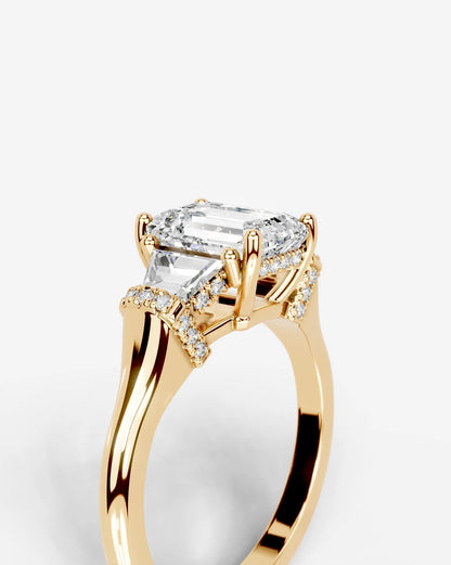 Marquise Solitaire With Tulip Prongs Lab Grown Diamond Engagement Ring