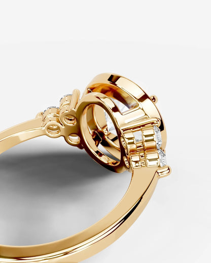 Marquise Solitaire With Tulip Prongs Lab Grown Diamond Engagement Ring