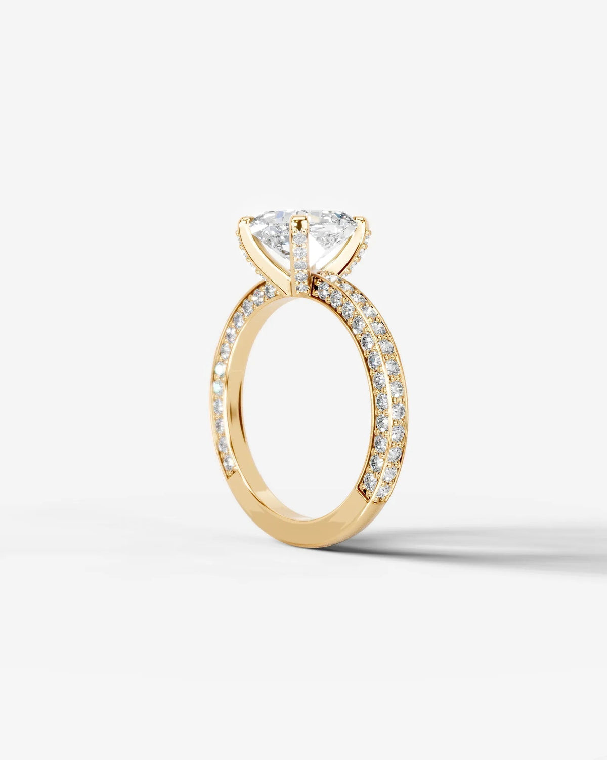 Marquise Solitaire With Tulip Prongs Lab Grown Diamond Engagement Ring