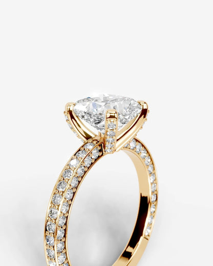 Marquise Solitaire With Tulip Prongs Lab Grown Diamond Engagement Ring