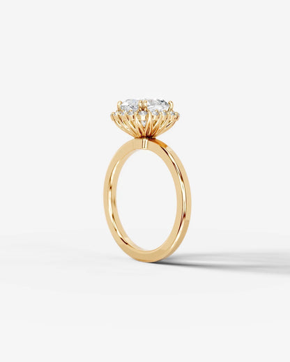 Marquise Solitaire With Tulip Prongs Lab Grown Diamond Engagement Ring