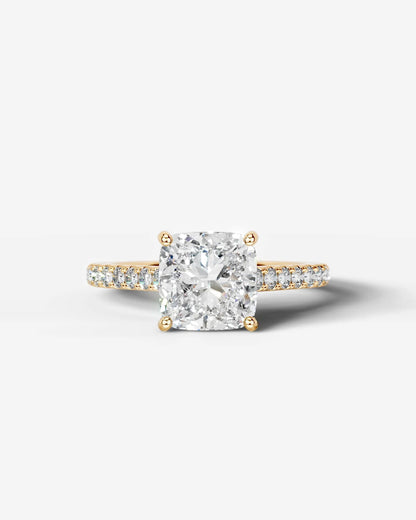 Marquise Solitaire With Tulip Prongs Lab Grown Diamond Engagement Ring