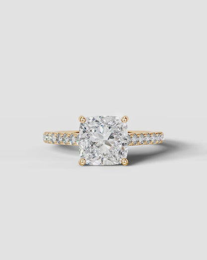 Marquise Solitaire With Tulip Prongs Lab Grown Diamond Engagement Ring