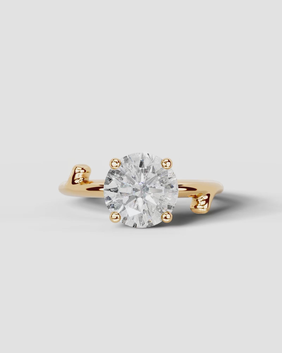 Marquise Solitaire With Tulip Prongs Lab Grown Diamond Engagement Ring