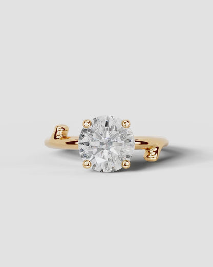 Marquise Solitaire With Tulip Prongs Lab Grown Diamond Engagement Ring