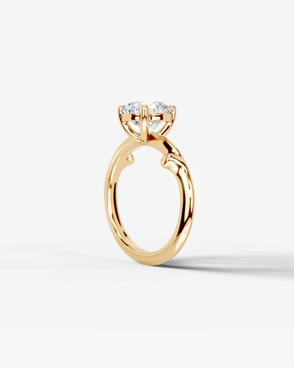 Marquise Solitaire With Tulip Prongs Lab Grown Diamond Engagement Ring