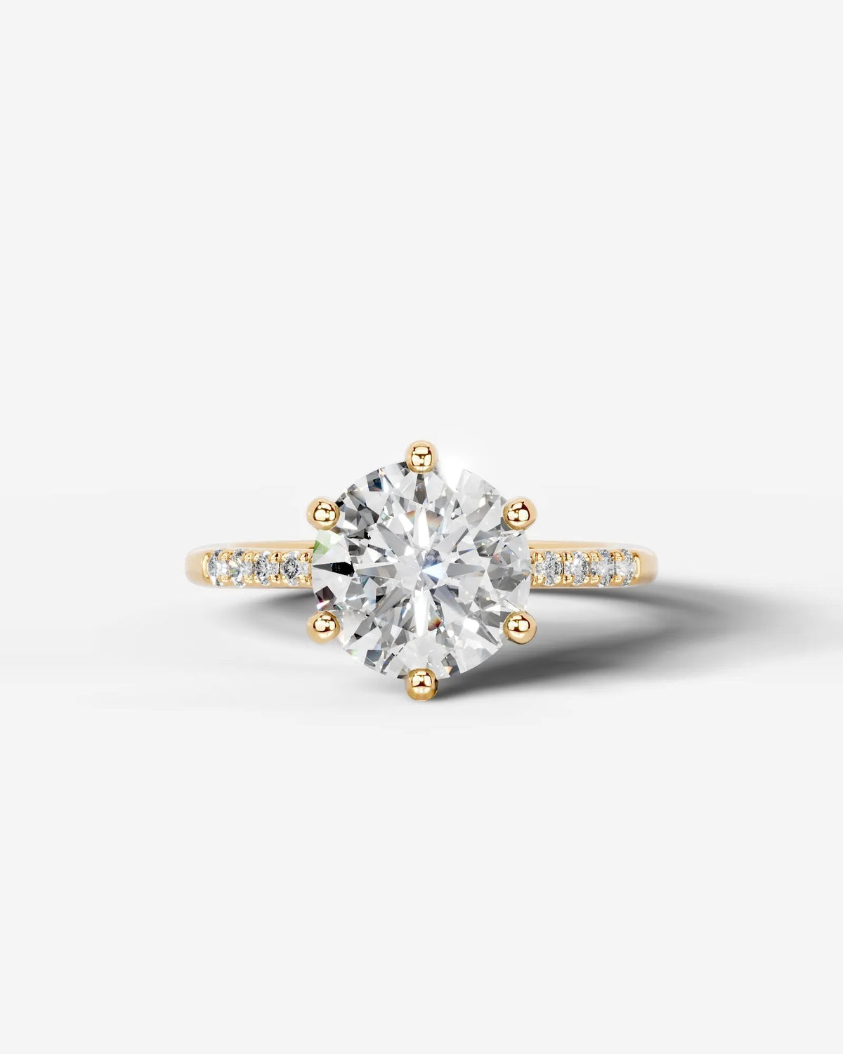 Marquise Solitaire With Tulip Prongs Lab Grown Diamond Engagement Ring