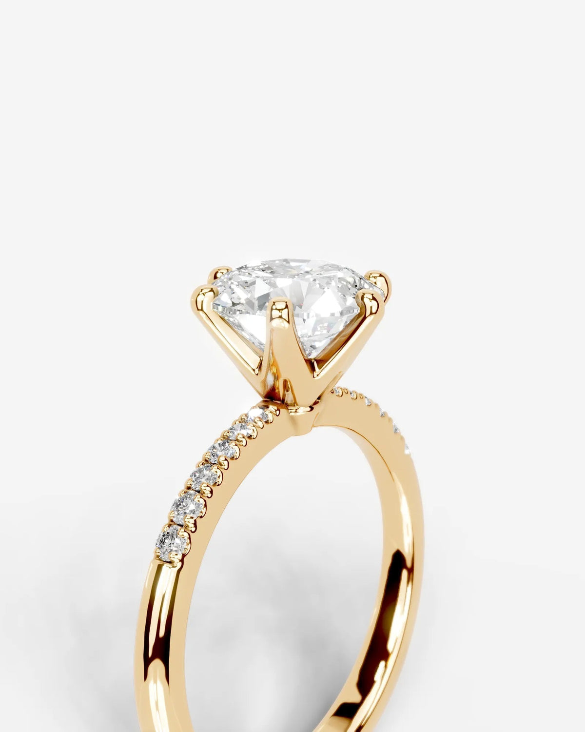 Marquise Solitaire With Tulip Prongs Lab Grown Diamond Engagement Ring