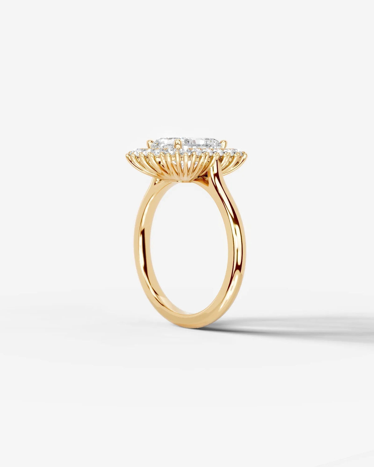 Marquise Solitaire With Tulip Prongs Lab Grown Diamond Engagement Ring