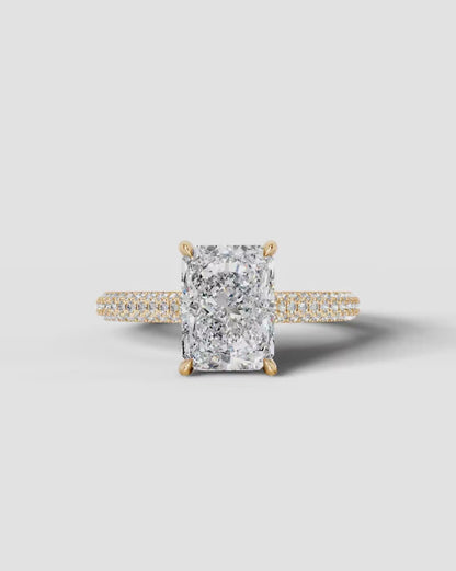 Marquise Solitaire With Tulip Prongs Lab Grown Diamond Engagement Ring