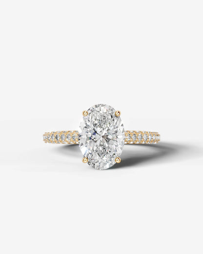Marquise Solitaire With Tulip Prongs Lab Grown Diamond Engagement Ring