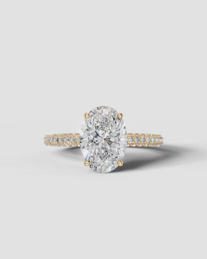 Marquise Solitaire With Tulip Prongs Lab Grown Diamond Engagement Ring