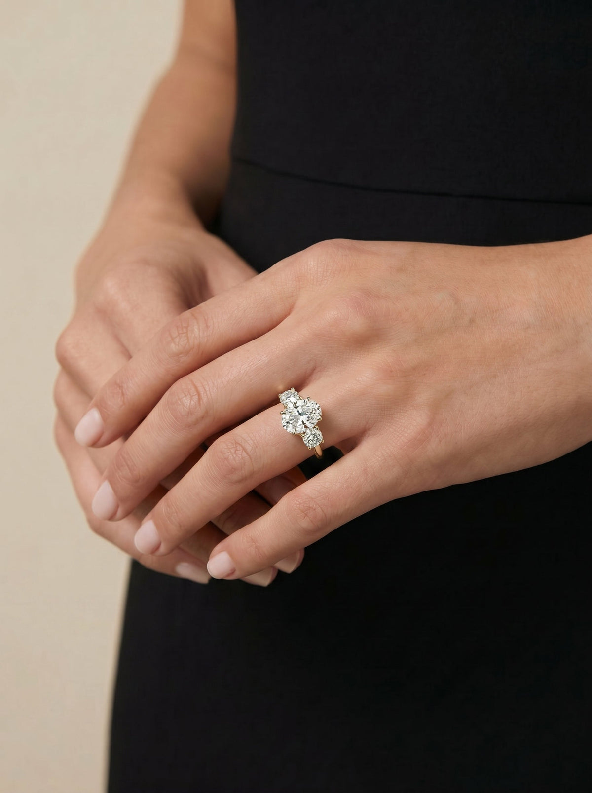 Marquise Solitaire With Tulip Prongs Lab Grown Diamond Engagement Ring