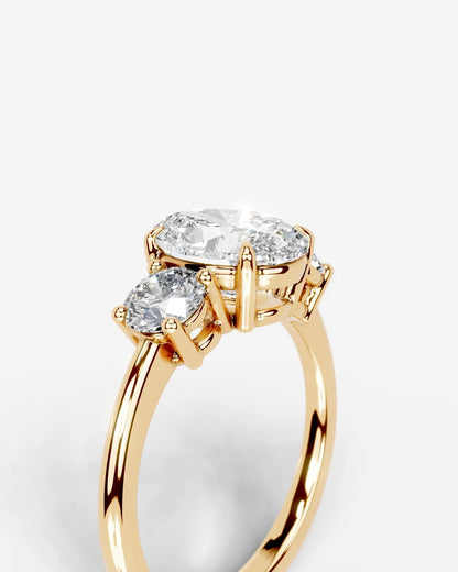 Marquise Solitaire With Tulip Prongs Lab Grown Diamond Engagement Ring
