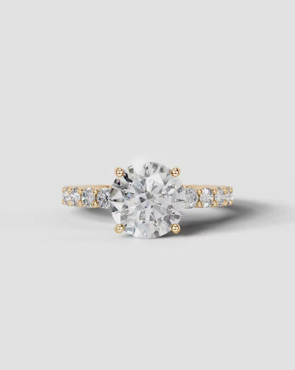 Marquise Solitaire With Tulip Prongs Lab Grown Diamond Engagement Ring
