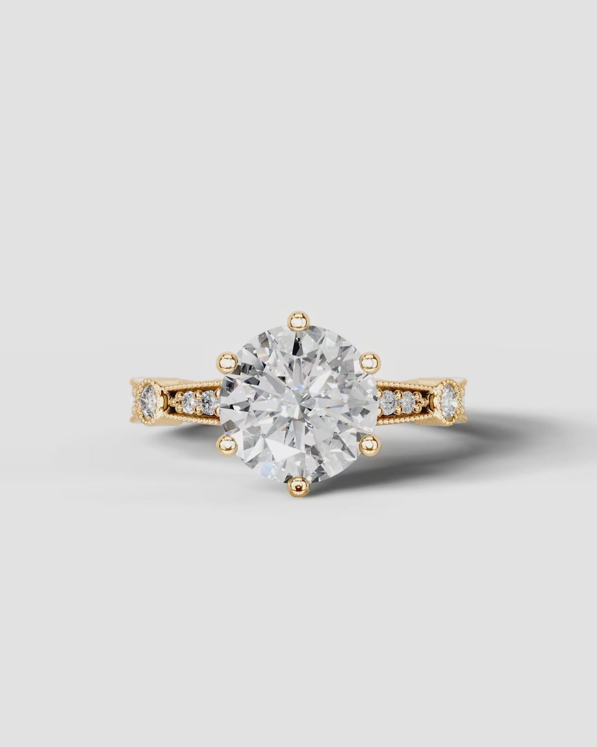 Marquise Solitaire With Tulip Prongs Lab Grown Diamond Engagement Ring