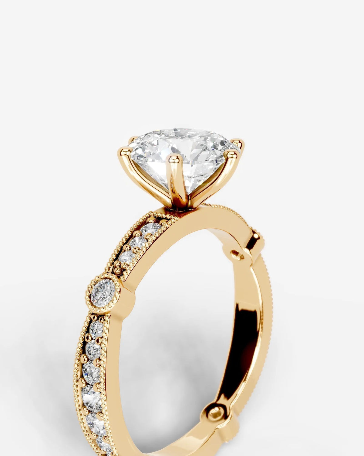 Marquise Solitaire With Tulip Prongs Lab Grown Diamond Engagement Ring