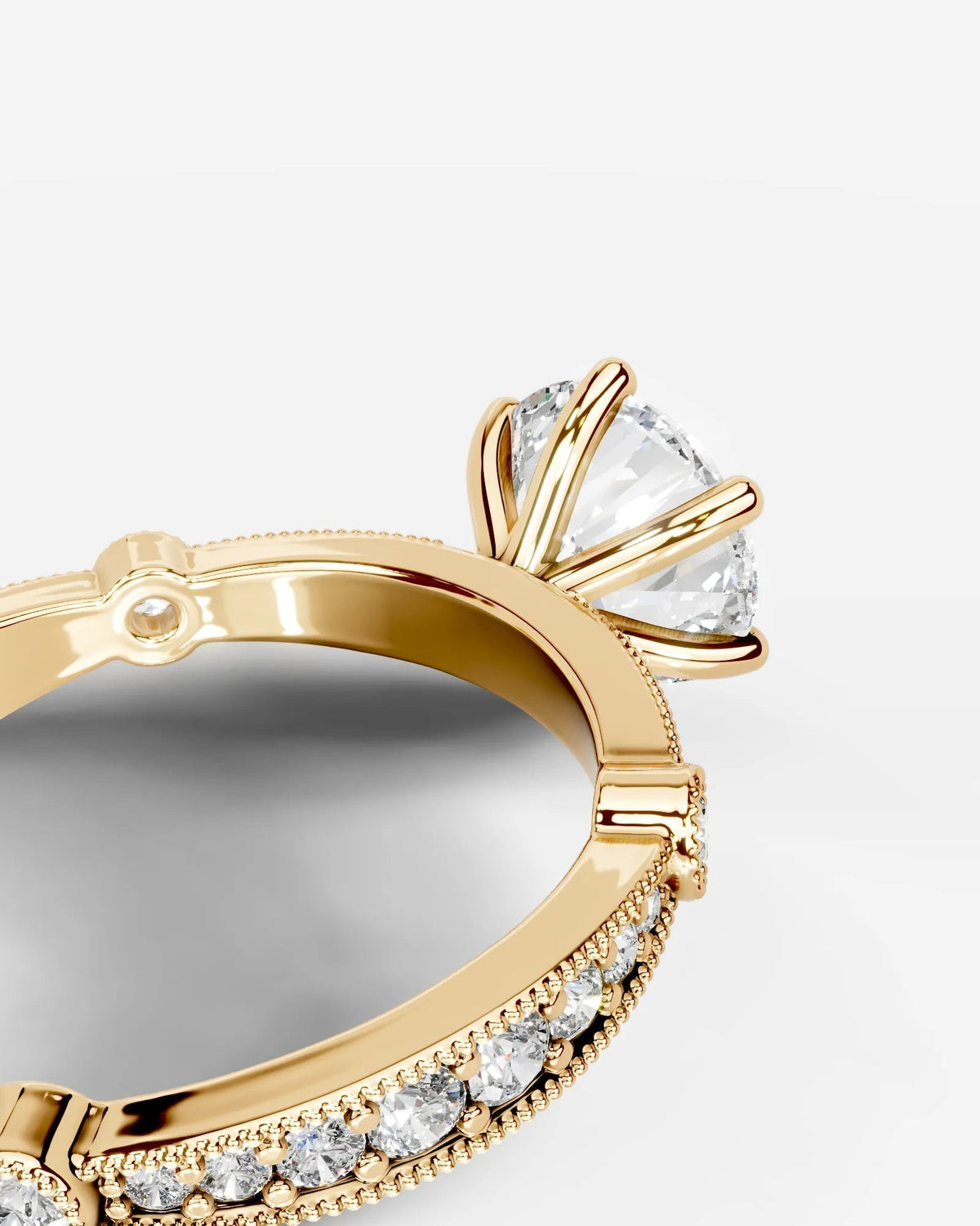 Marquise Solitaire With Tulip Prongs Lab Grown Diamond Engagement Ring