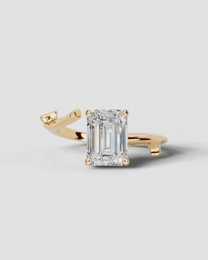 Marquise Solitaire With Tulip Prongs Lab Grown Diamond Engagement Ring