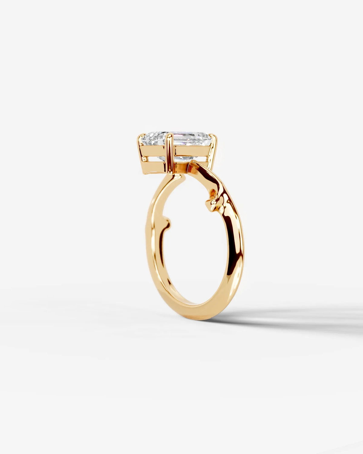 Marquise Solitaire With Tulip Prongs Lab Grown Diamond Engagement Ring