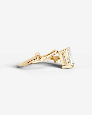 Marquise Solitaire With Tulip Prongs Lab Grown Diamond Engagement Ring