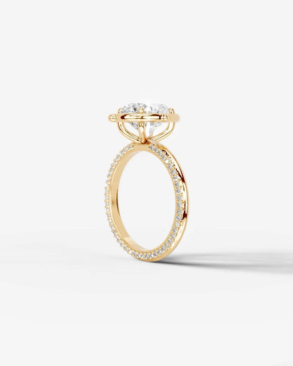 Marquise Solitaire With Tulip Prongs Lab Grown Diamond Engagement Ring