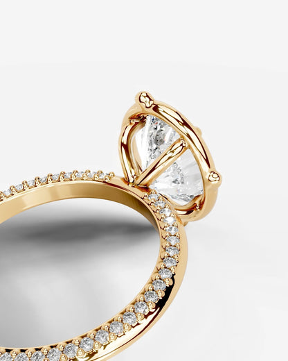 Marquise Solitaire With Tulip Prongs Lab Grown Diamond Engagement Ring