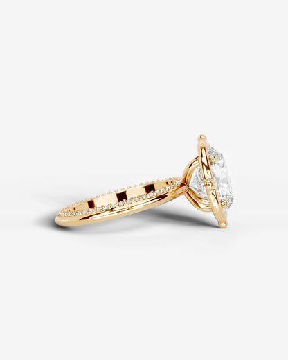 Marquise Solitaire With Tulip Prongs Lab Grown Diamond Engagement Ring