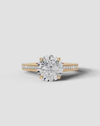 Marquise Solitaire With Tulip Prongs Lab Grown Diamond Engagement Ring