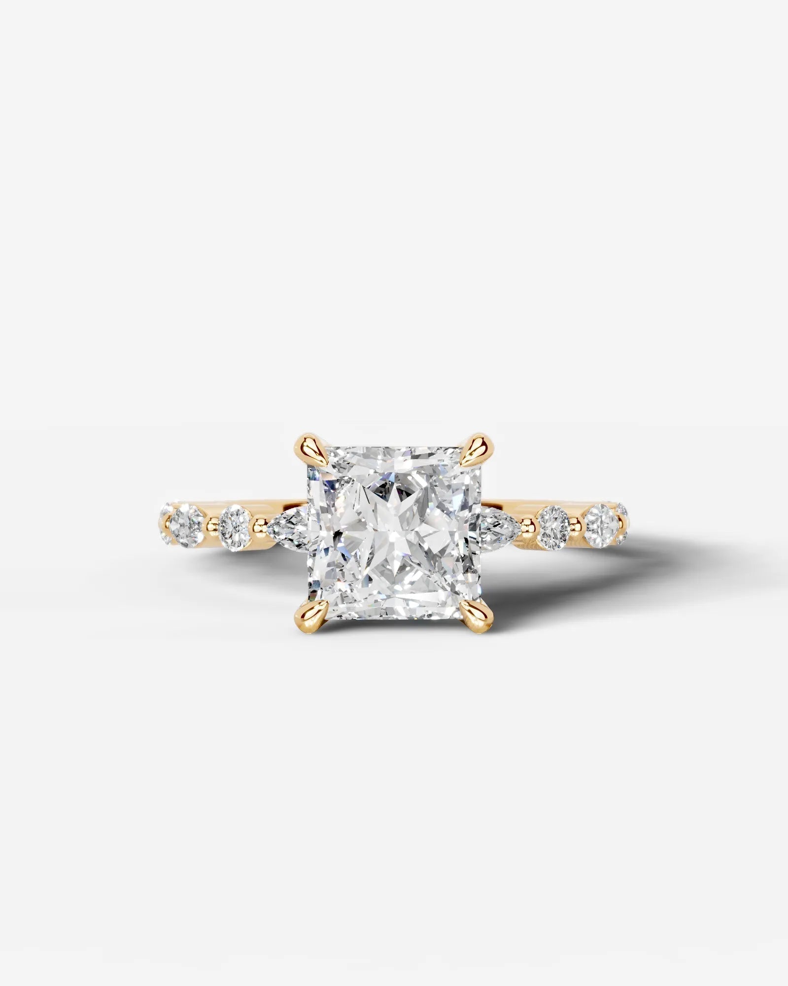 Marquise Solitaire With Tulip Prongs Lab Grown Diamond Engagement Ring