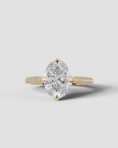 Marquise Solitaire With Tulip Prongs Lab Grown Diamond Engagement Ring