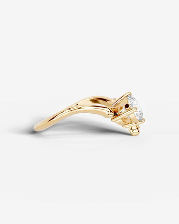 Marquise Solitaire With Tulip Prongs Lab Grown Diamond Engagement Ring
