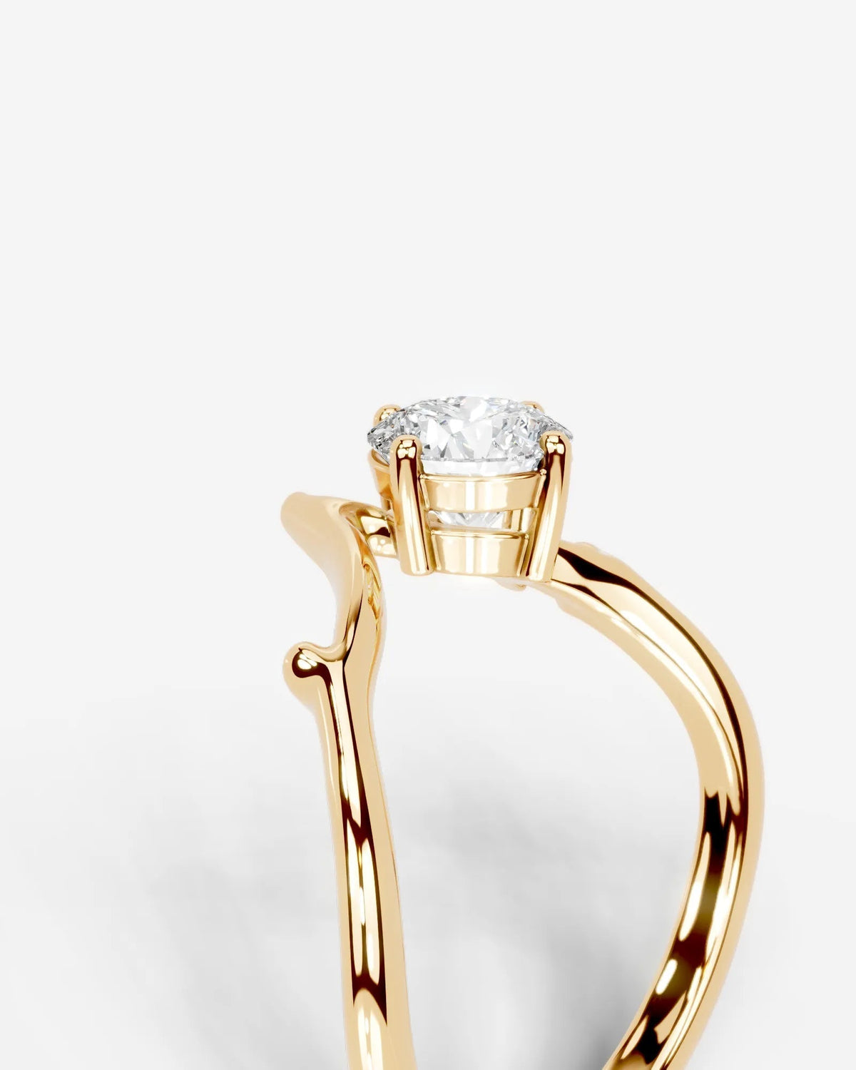 Marquise Solitaire With Tulip Prongs Lab Grown Diamond Engagement Ring